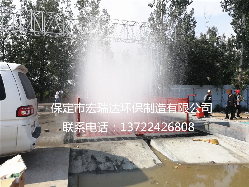 山東濟(jì)南建筑工地使用宏瑞達(dá)工程洗車(chē)機(jī)案例